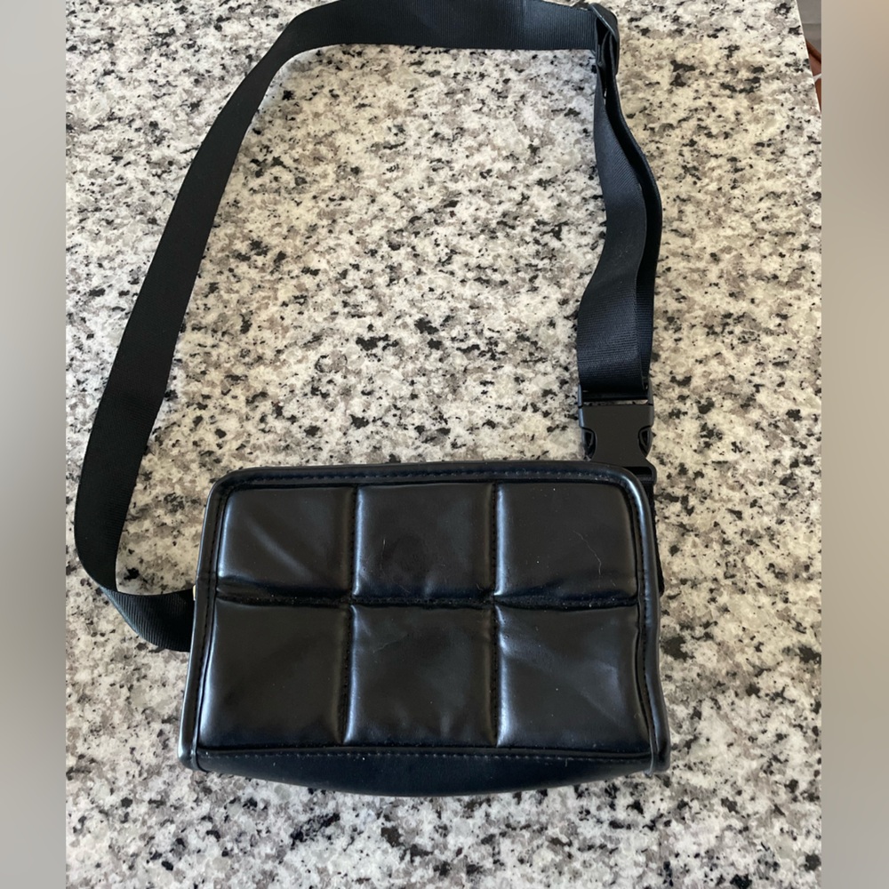 Amanda Uprichard NY Quilted Vegan Leather Belt Bag Adjustable Strap